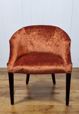 Luxe eetkamerfauteuil met laag ronde rug model Kusters