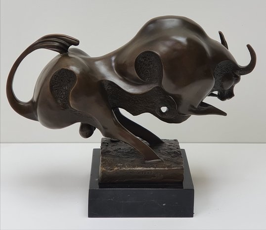 surrealistische stier Taurus Salvador Dali bronzen bull